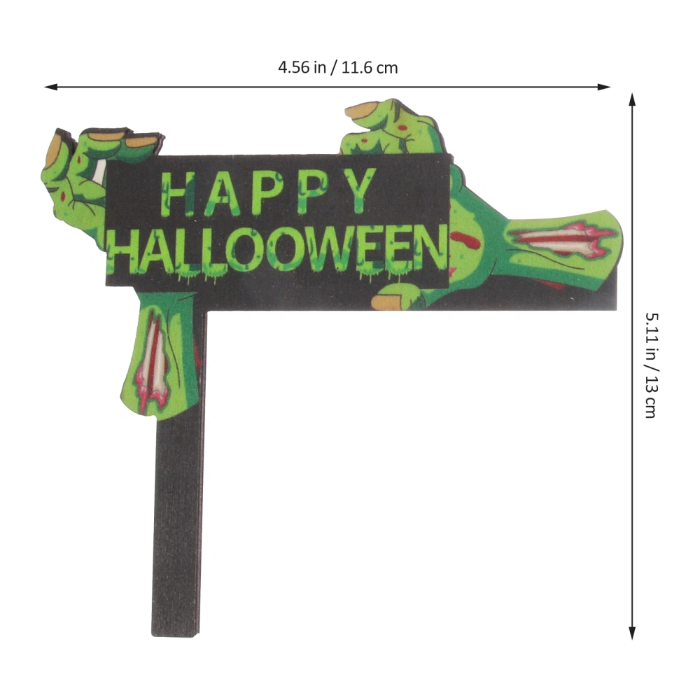 2pcs Door Corner Decor Halloween Hand Shape Wall Decor Frame Corners Decoration for Door