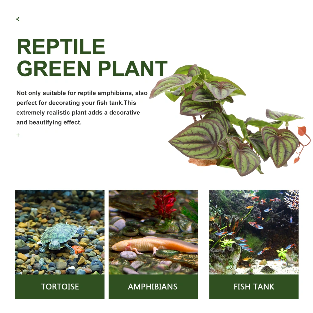 Artificial Reptile Plants Decorative Reptile Plants Reptile Decoration Reptile Habitats Plant