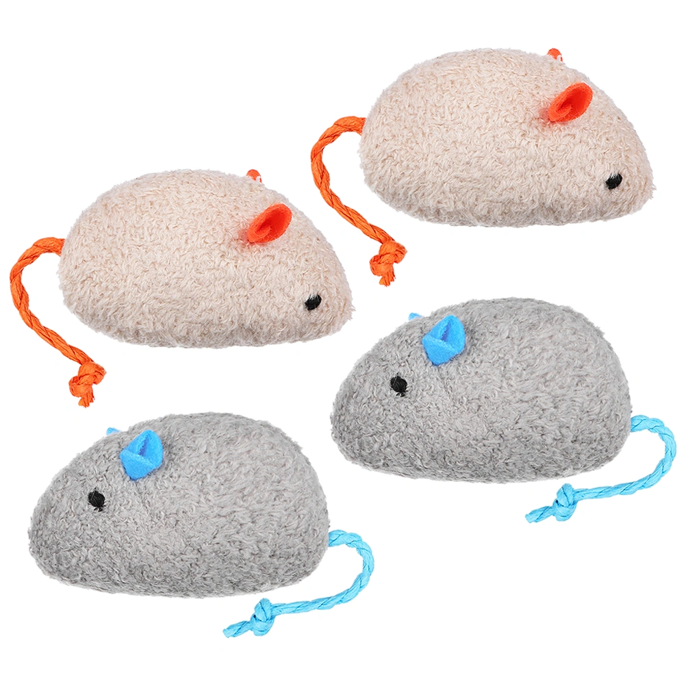 4pcs Cartoon Cat Toys Cat Toys Cat Molar Toys Cat Diversion Toys Cat Biting Toys