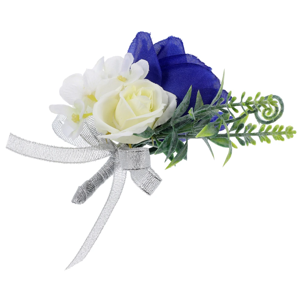 Wedding Boutonniere Bride Groom Artificial Flowers Boutonniere Wedding Party Supplies