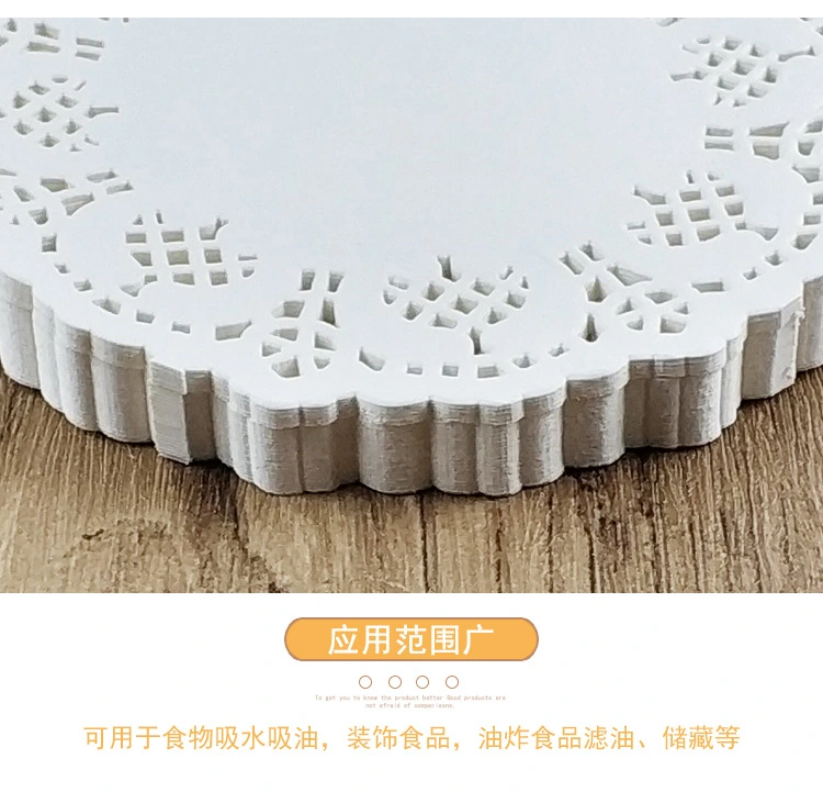 5 Sets Disposable Oil-absorb Paper Household Cake Baking Paper Paper Doilies