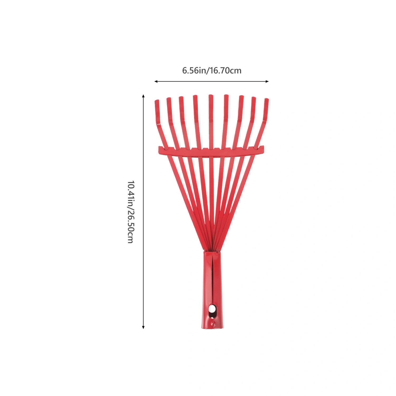 High-carbon Steel Rake Leaf Rake Fallen Leaves Rake Garden Lawn And Yard Metal Rake