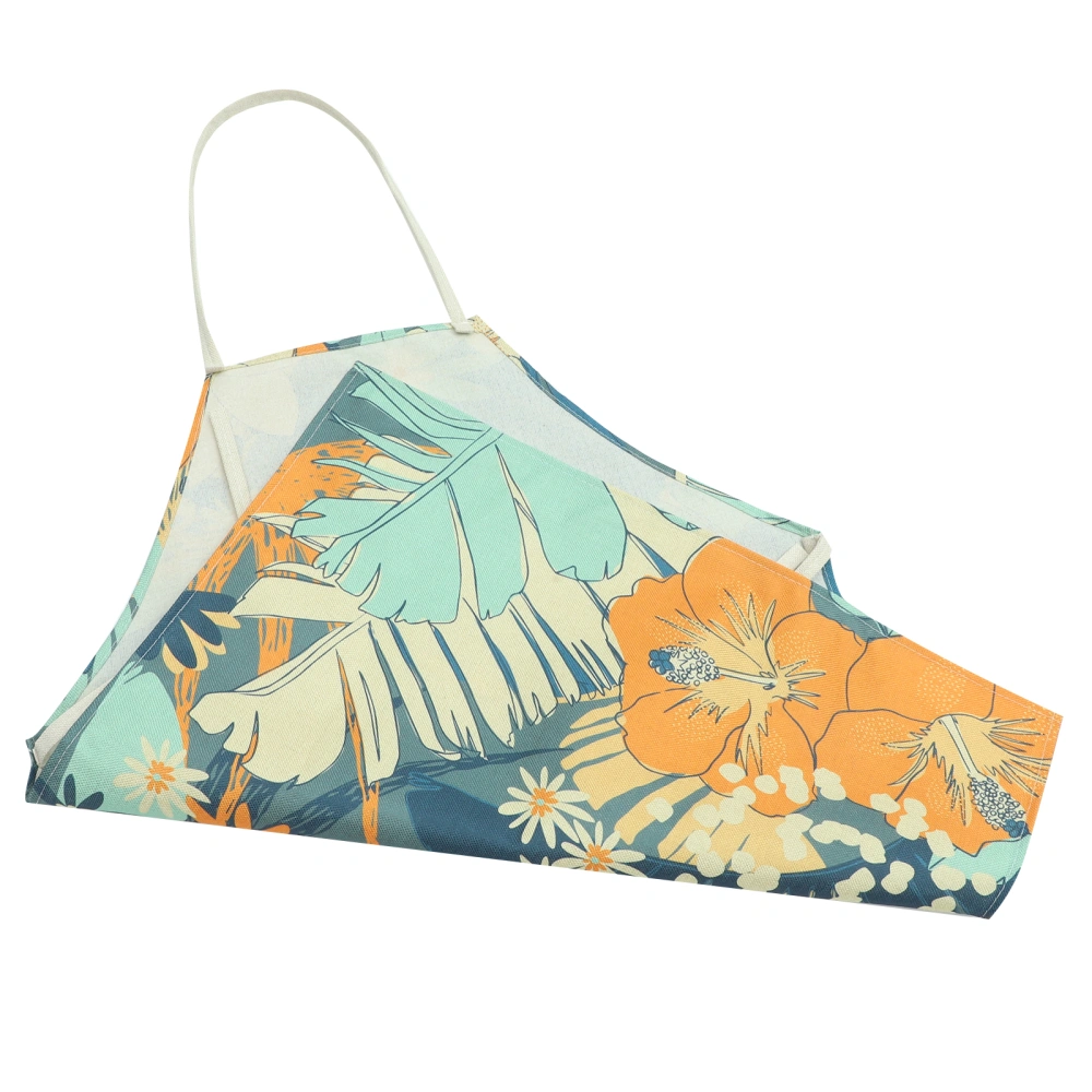 Floral Kitchen Apron Cooking Apron Cooking Apron Clothes Protective Apron Baking Accessory