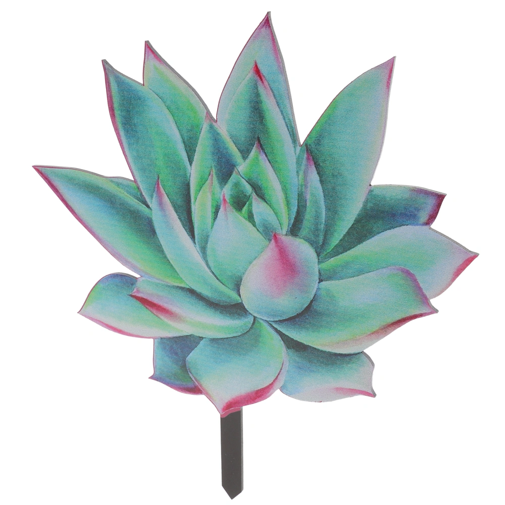 Garden Acrylic Succulent Sign Succulent Garden Stake Outdoor Yard Plant Stake Decoration