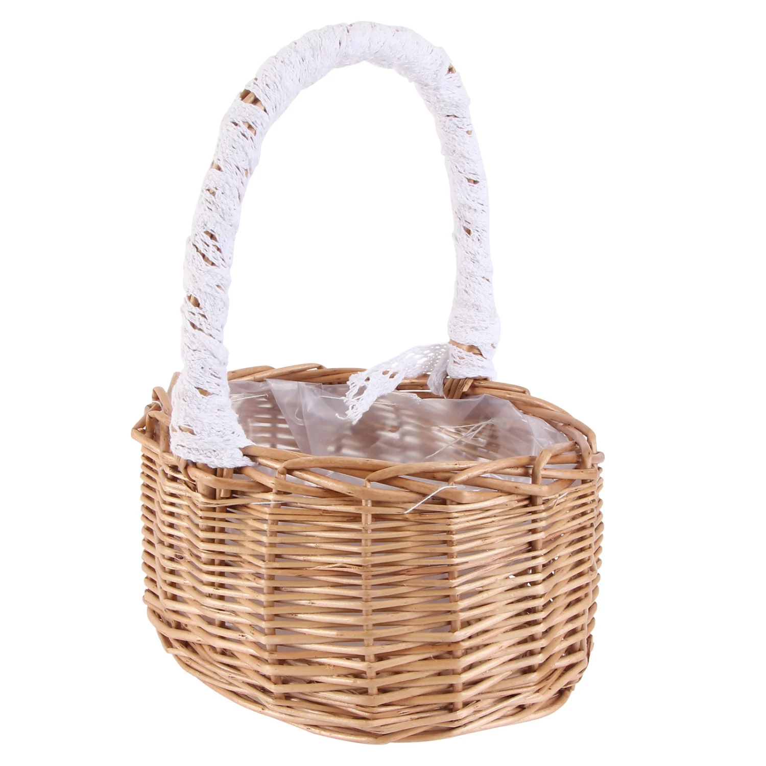 2pcs Flower Basket Woven Wedding Flower Basket Flower Arrangement Basket Home Decor