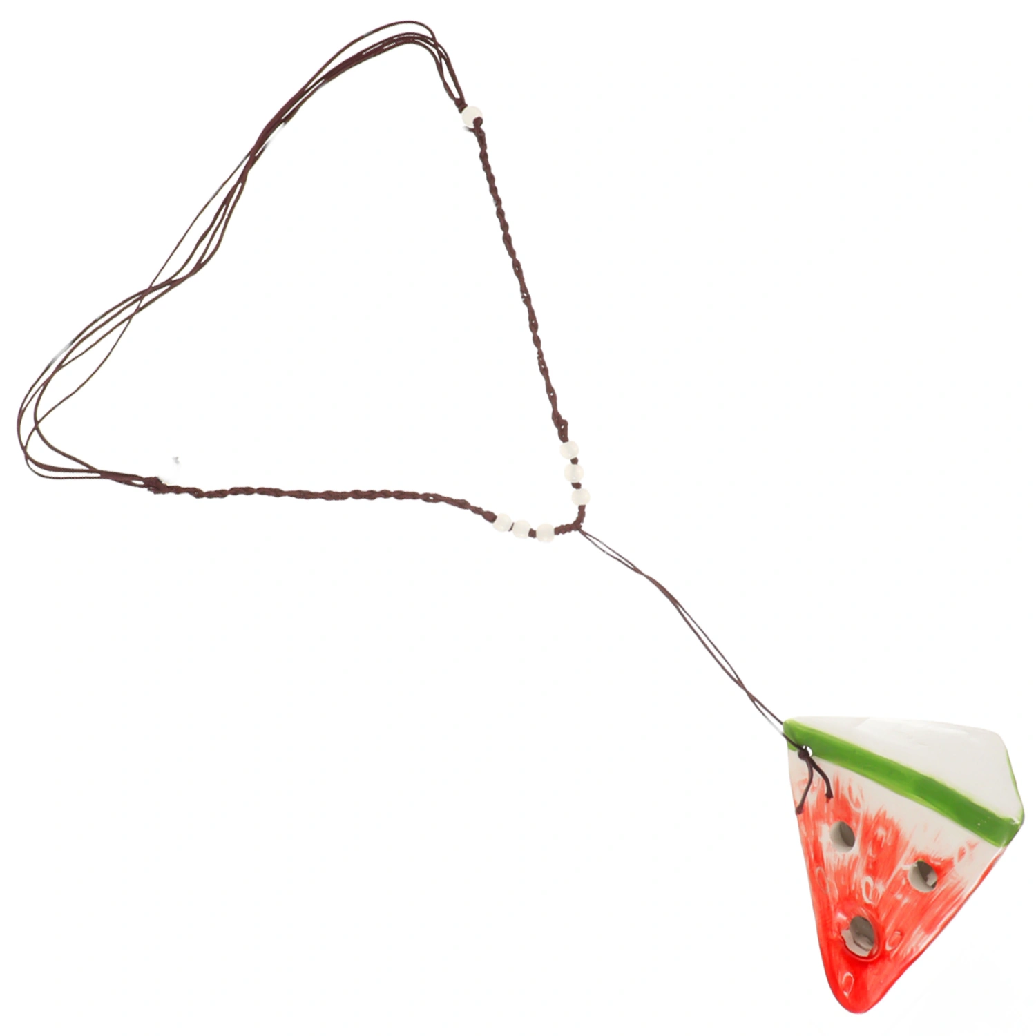 Watermelon Ocarina 6 Hole Ocarina Wind Instrument Travel Ocarina Souvenir Gift