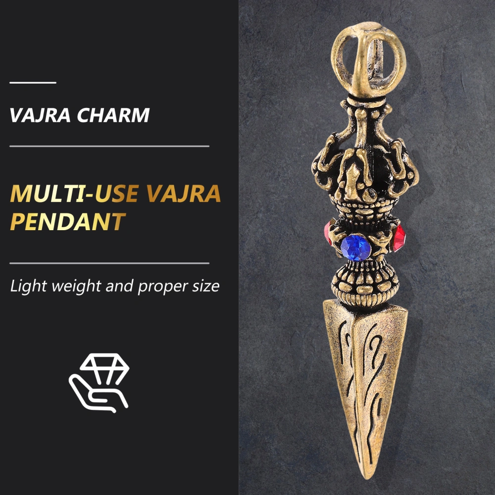 Brass Devil Pestle Hanging Charm Pendant Making Material Brass Craft Vajra Pestle Adorn