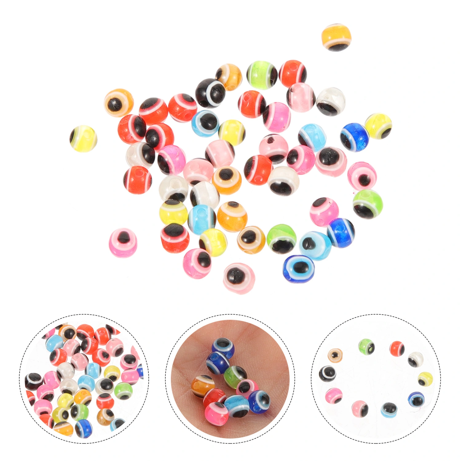 100pcs Fishing Lure Eyes Simulation Fishing Lure Eyeball Beads Fishing Accessories
