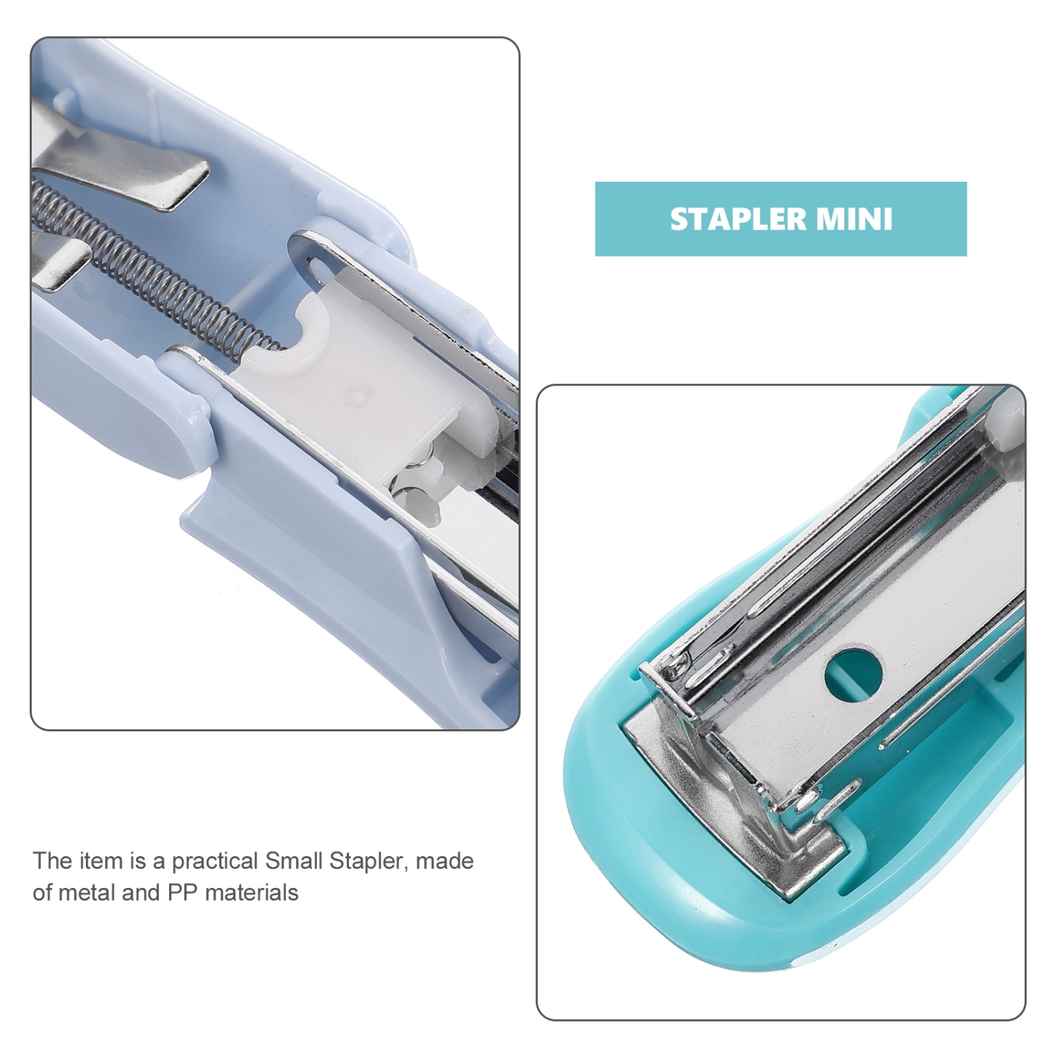 2 Sets of Professional Desk Staplers Multi-function Office Staplers Convenient Hand Staplers