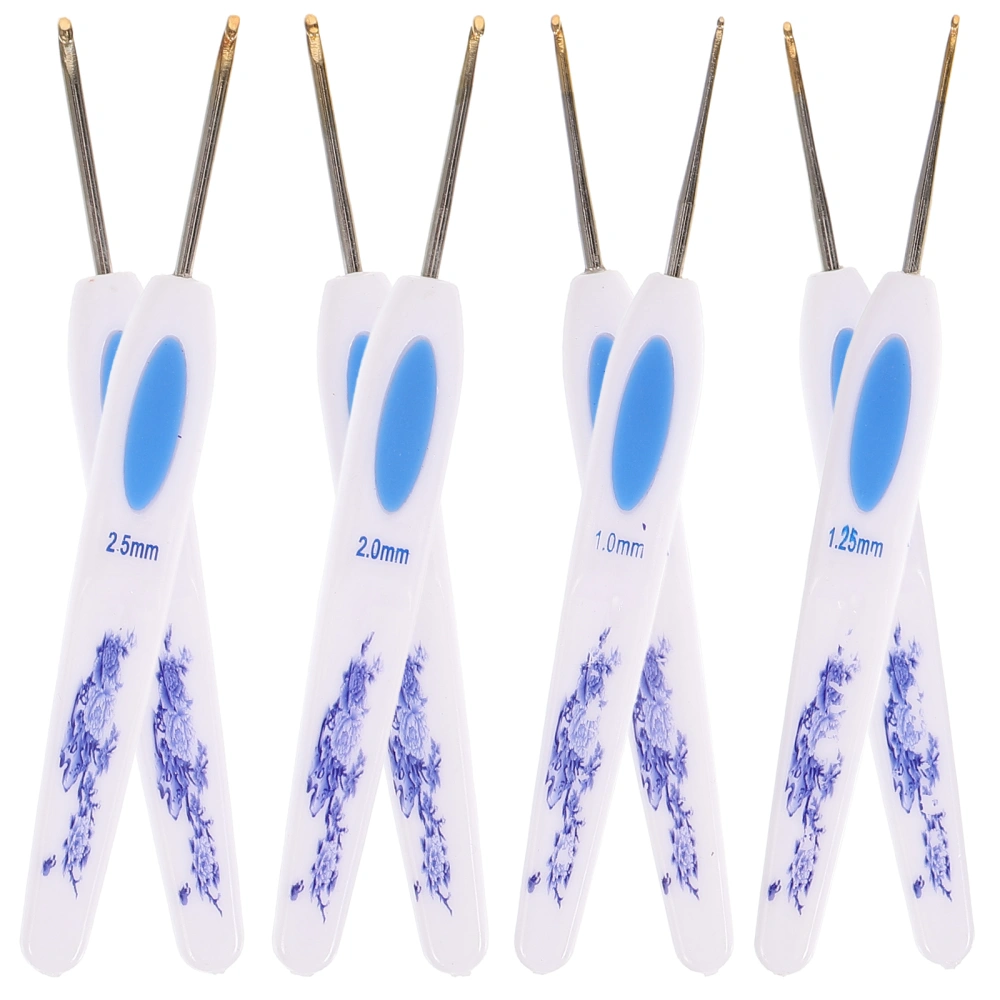 8pcs Handheld Crochet Hooks Yarn Craft Crochet Needles Knitting Needles Crochet Hooks for Knitting