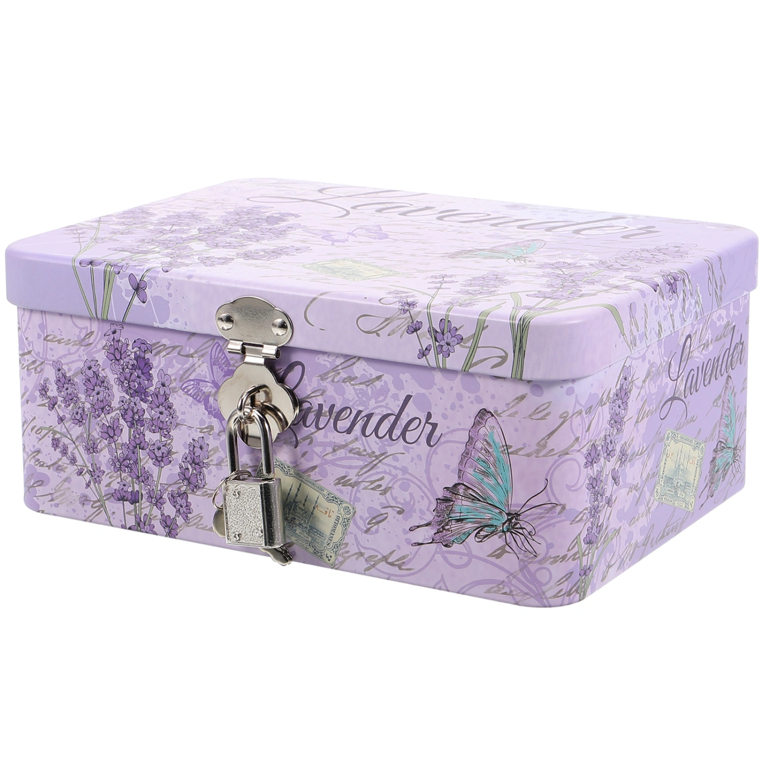 Locking Cash Box with Combination Lock Money Box Decorative Storage Box Cash Case