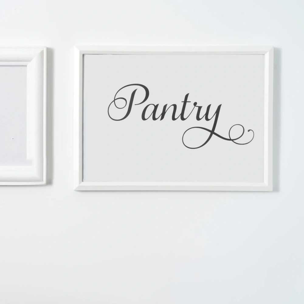 Pantry Room Decal Removable Wall Sticker Decorative Pantry Room Wallpaper