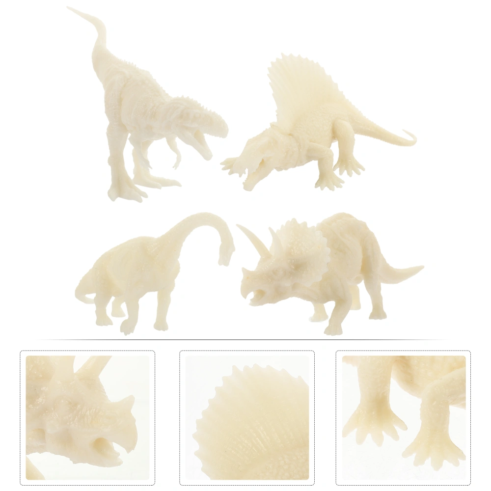 4Pcs Dinosaur Painting Kit Dinosaur Painting Models Dinosaur Drawing Toys DIY Accessory