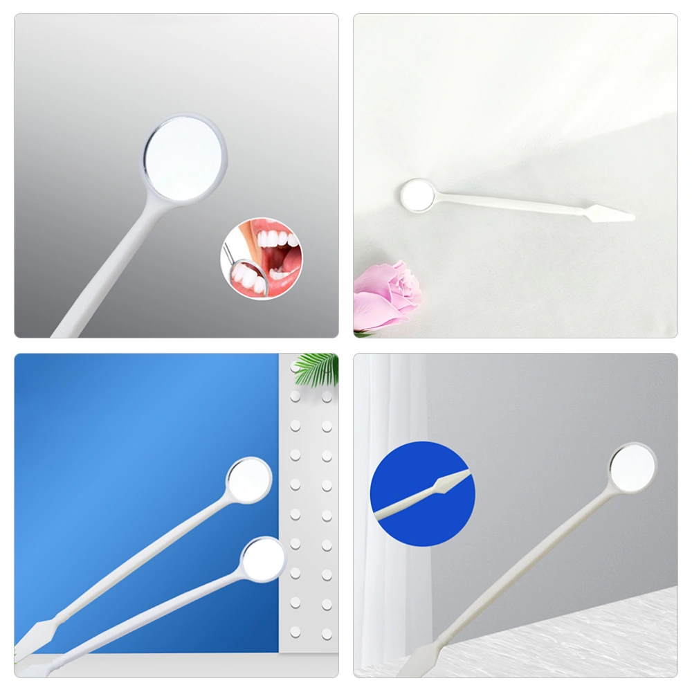 5pcs Dental Mirrors Mouth Observation Mirrors Professional Oral Mirrors for Clinic