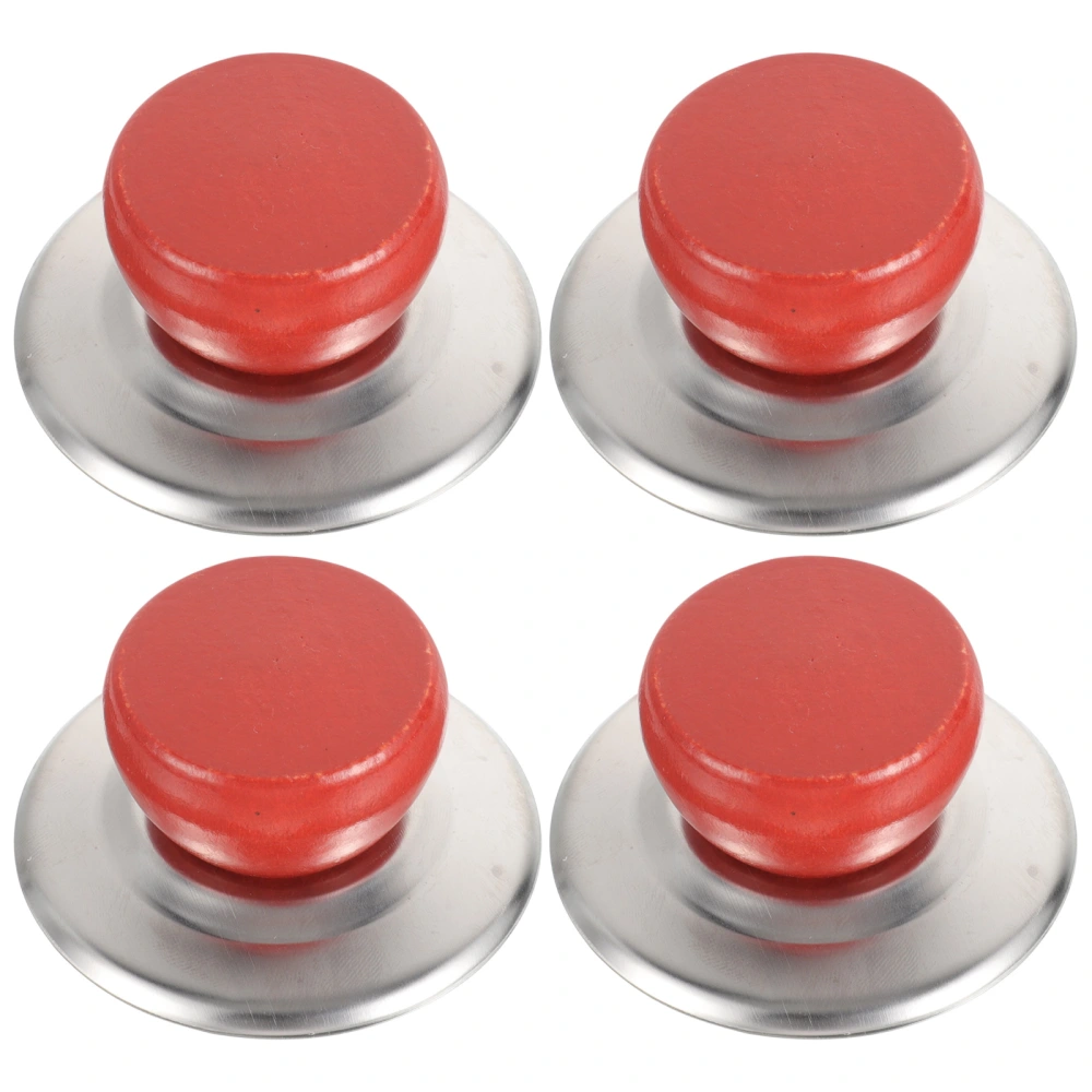 4 Set of Whistle Pot Lid Knobs Set Universal Pot Lid Cover Knobs Set Replacement Kitchen Knobs Handle