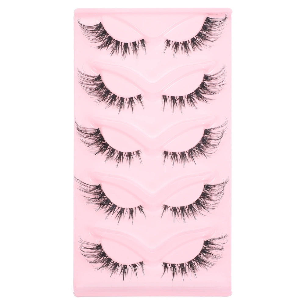 5 Pairs Fake Eyelashes Artificial Lashes Fake Lashes Makeup Lashes Fake Lash Strip