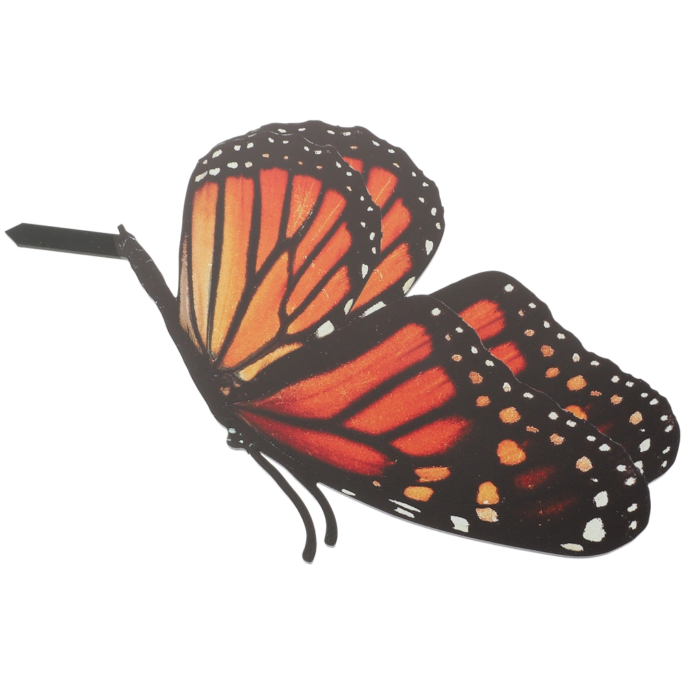 Lawn Butterflies Stake Outdoor Butterflies Garden Sign Stake Lawn Pathway Patio Ornament