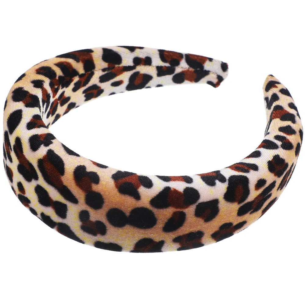 Leopard Headband Women Wide Headband Fashion Hairband Girls Hair Accessory