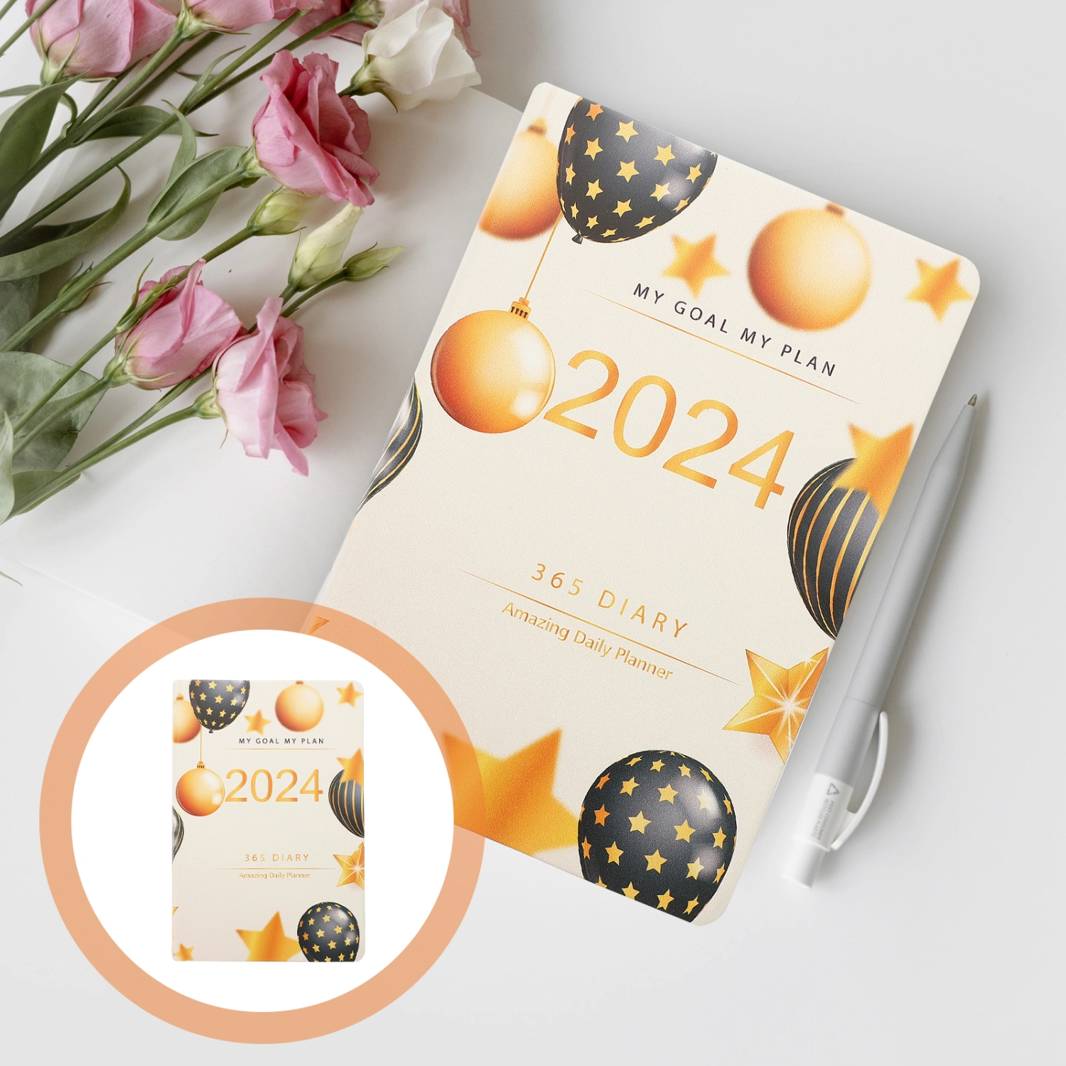 English Schedule Book Planner Notepad Portable Planner Schedule Recording Notepad Agenda Notepad