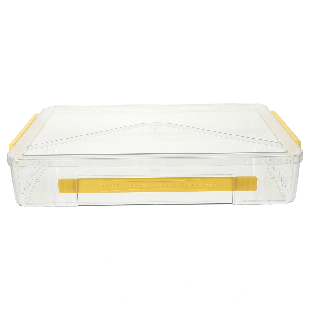 Clear Clear Storage Box Flag Display Storage Box Medal Badge Organizer Certificate Holder