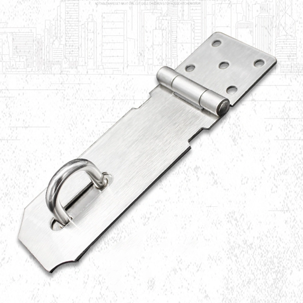 2pcs Hasp Latch Lock Door Hasp Lock Door Clasp Hasp Lock Stainless Steel Latches