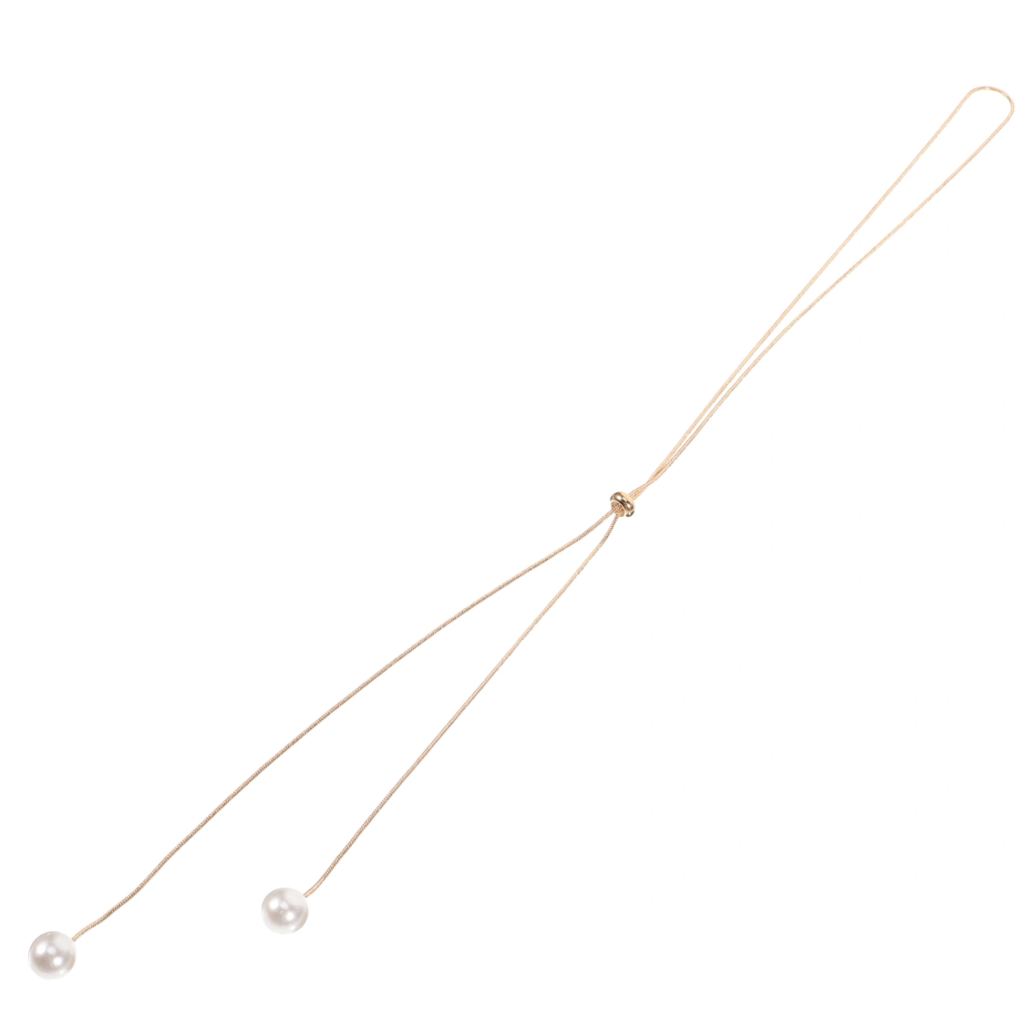 Womens Necklace Lariat Necklace Girls Adjustable Necklace Fashionable Pearl Neck Jewelry