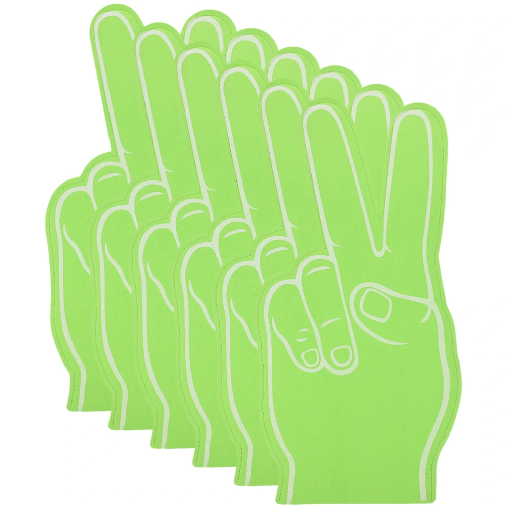 6Pcs Foam Fingers for Hands Cheering Foam Fingers Sports Fan Foam Finger Toys Cheering Finger Toys