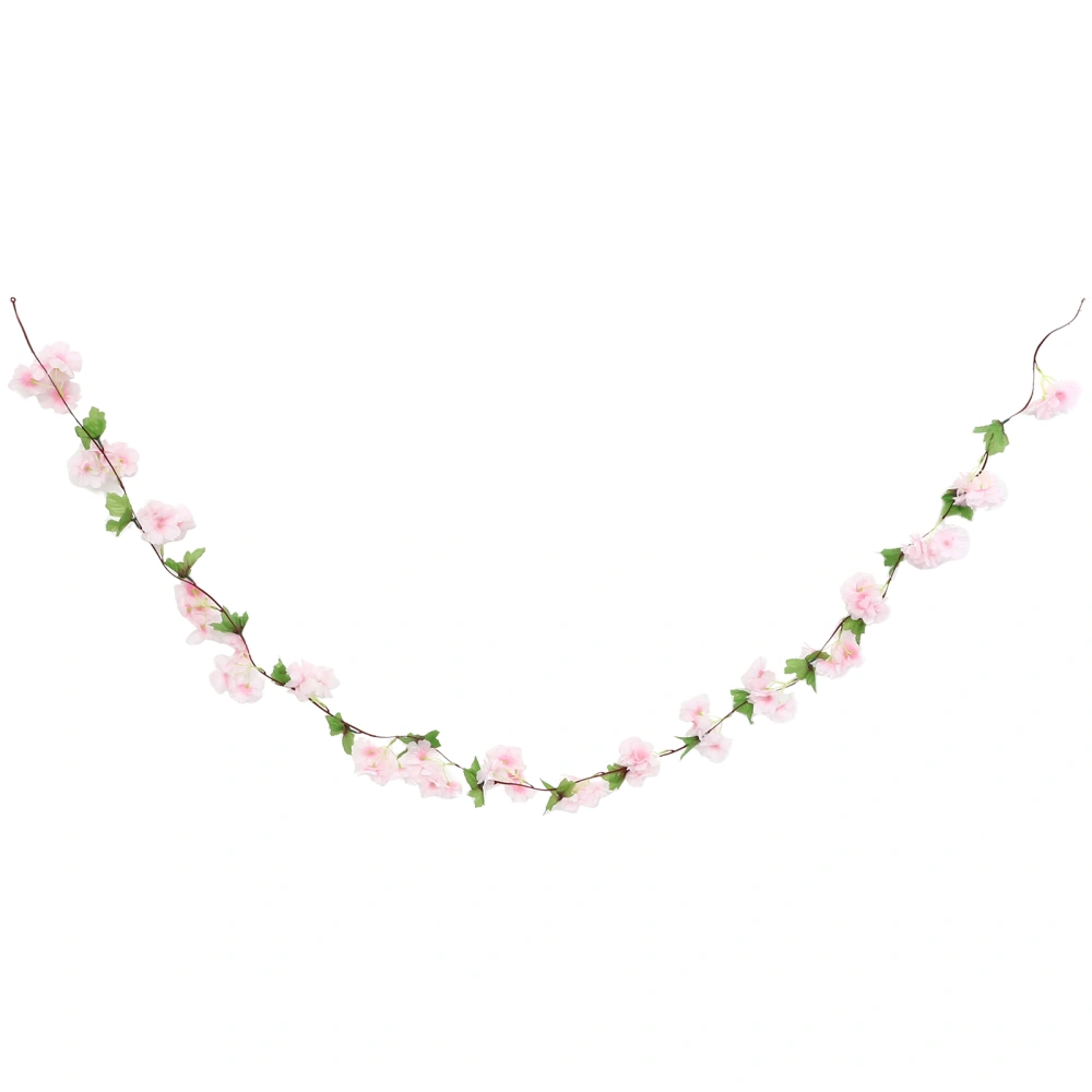 Artificial Hanging Vine Flower Garland Cherry Blossom Flower Vine for Home Wedding