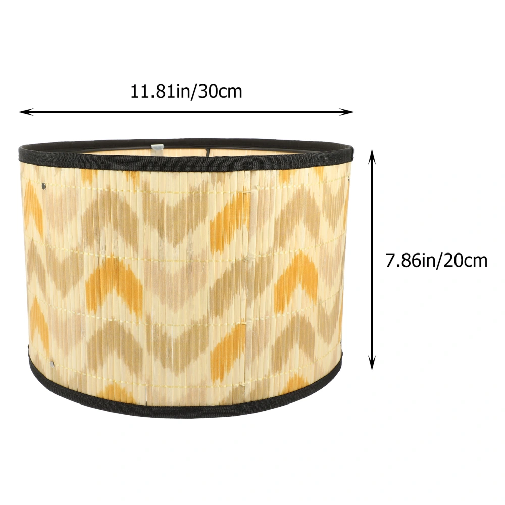 Bamboo Printing Lamp Shade Light Cover Chandelier Wall Lamp Lampshade Bamboo Lamp Cover