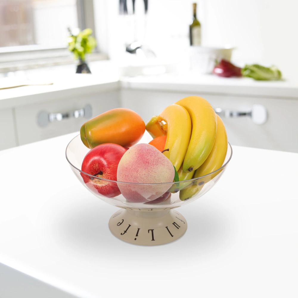 Fruit Bowl Desktop Fruit Plate Draining Fruit Tray Plastic Fruit Bowl for Tabletop