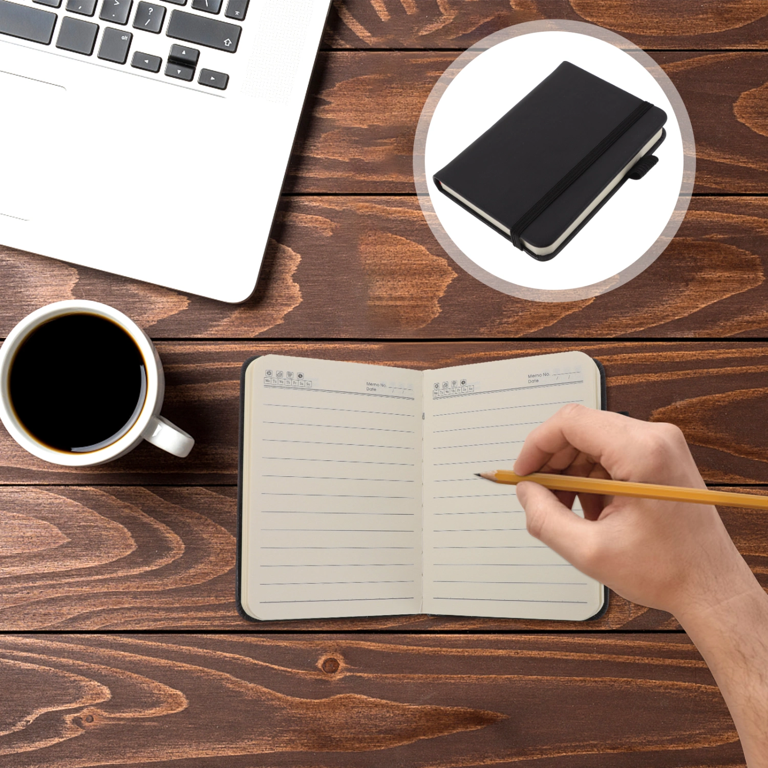 2Pcs Small Notebook Pocket Notepad Portable Notebook Multi-functional Memo Pad Small Notepad