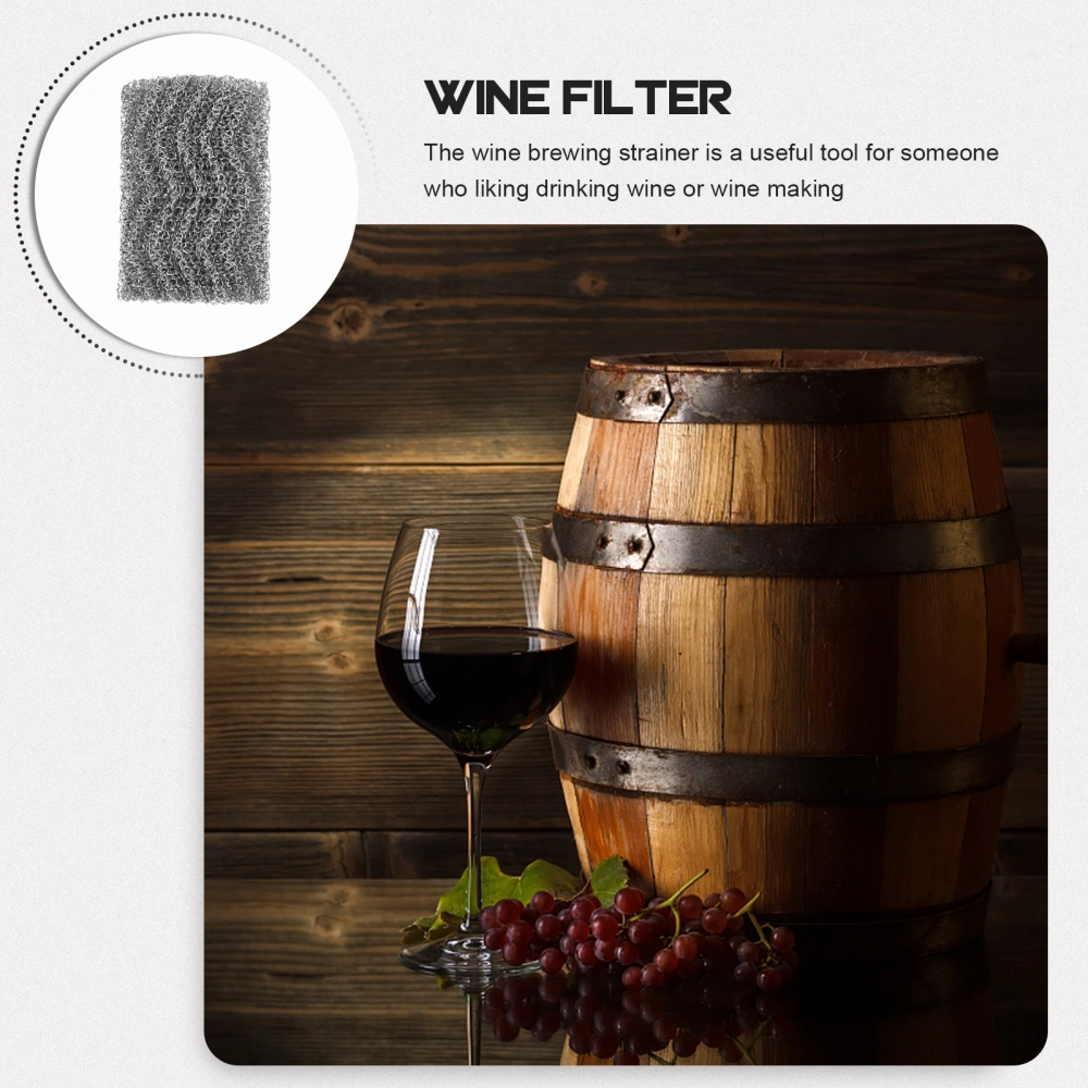 1 Roll Wine Brewing Filter Homemade Brew Beer Mesh Hop Mesh Filter Strainer Kitchen Gadget