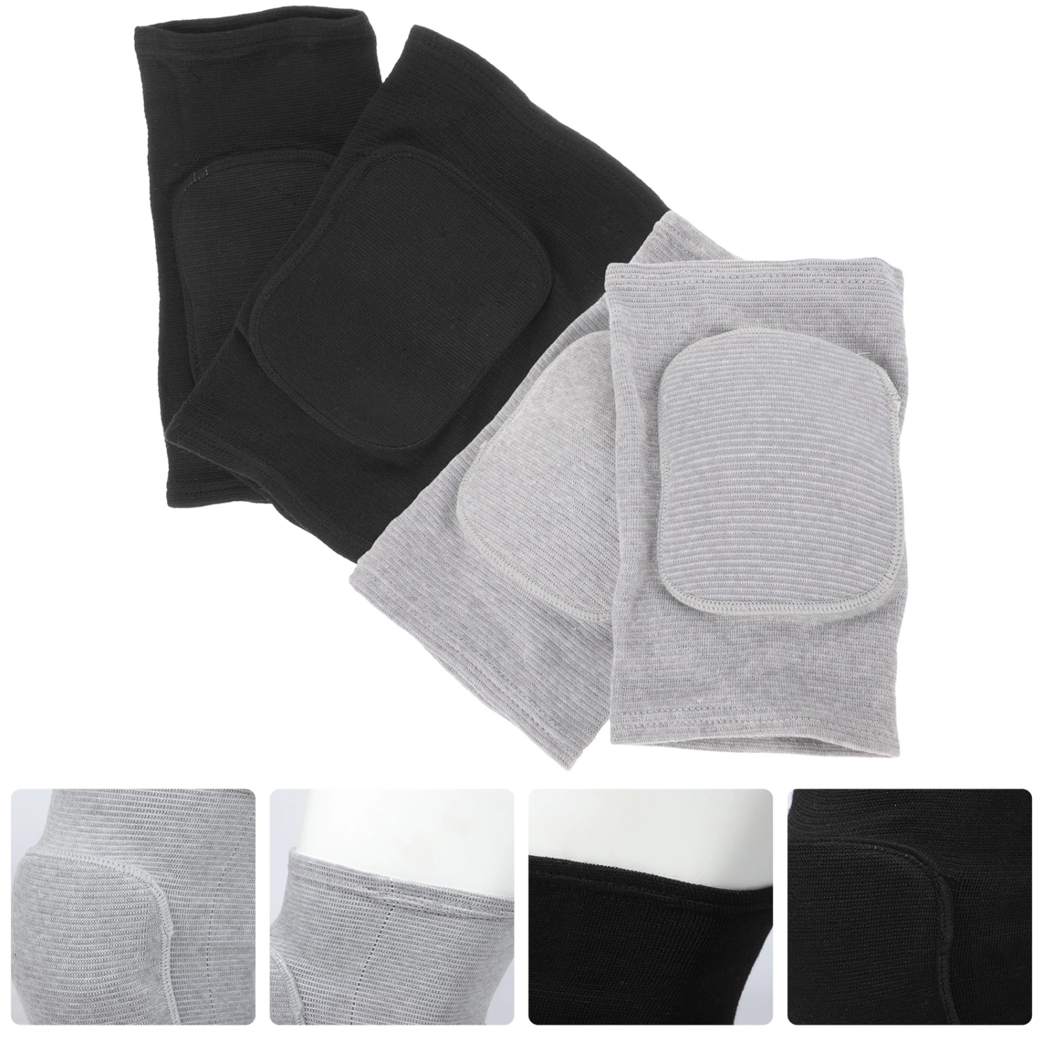 2 Pairs of Soccer Knee Pads Youth Volleyball Knee Braces Soft Knee Pads for Sports