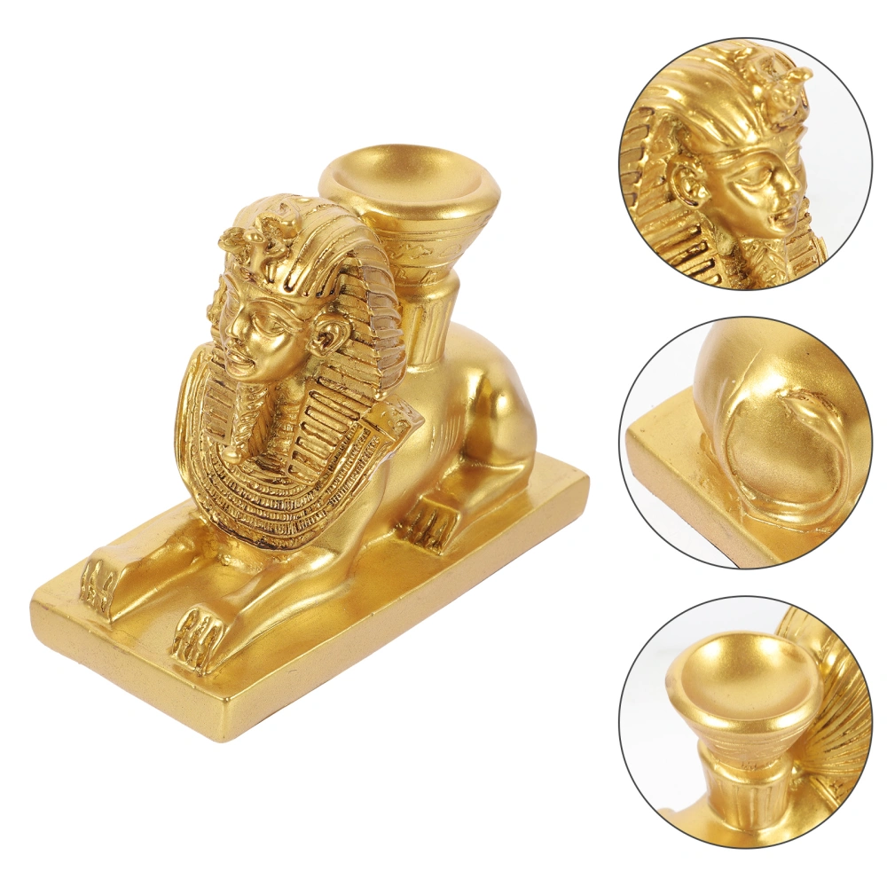 Resin Egyptian Sphinx Model Desktop Sphinx Figurine Adornment Photo Prop