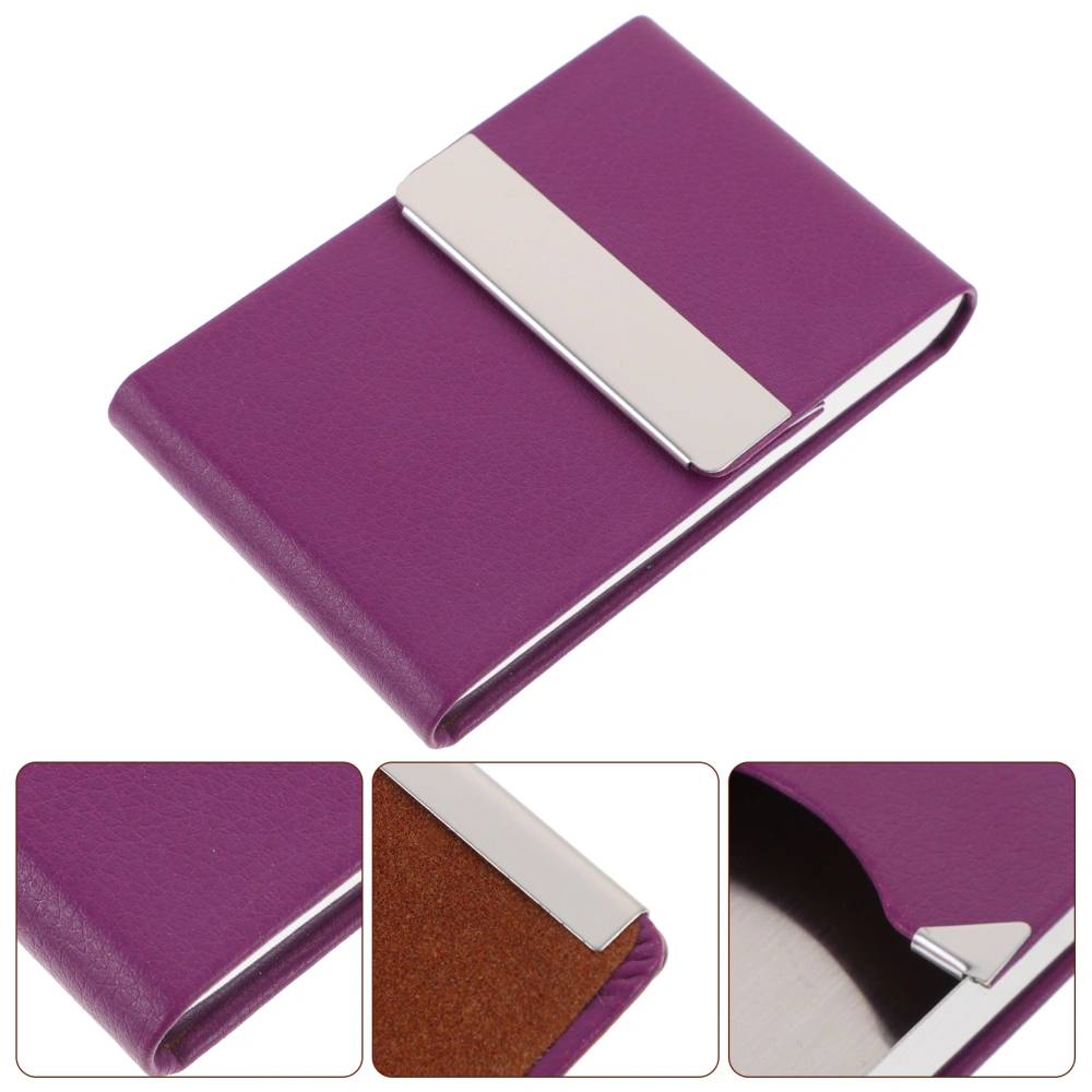 Business Card Holder Metal Business Card Pocket Leather Card Case Business Card Case