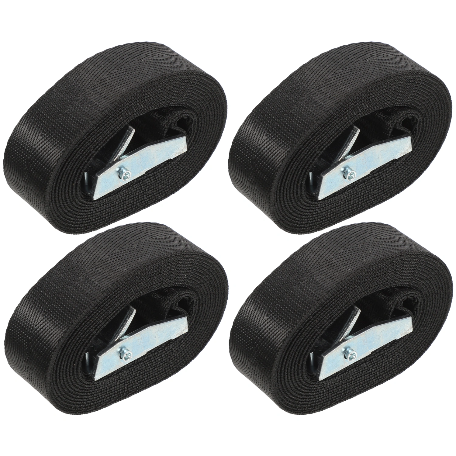 4pcs Bungee Cord 4-meter Luggage Cam Buckle Strap Heavy Duty Tie Down Rope