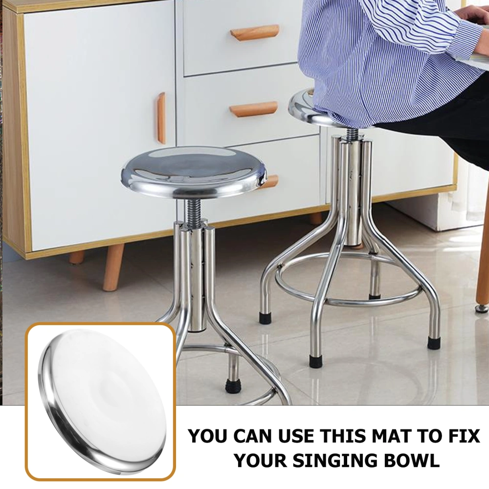 Indoor Stool Surface Stainless Steel Canteen Stool Seat Bar Replacement Stool Seat