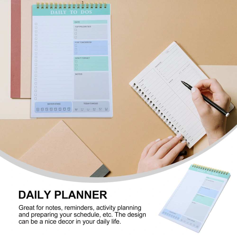 Practical Planner Notepad Tear off Notepad Portable Planner for Daily Schedule To Do List(A5)