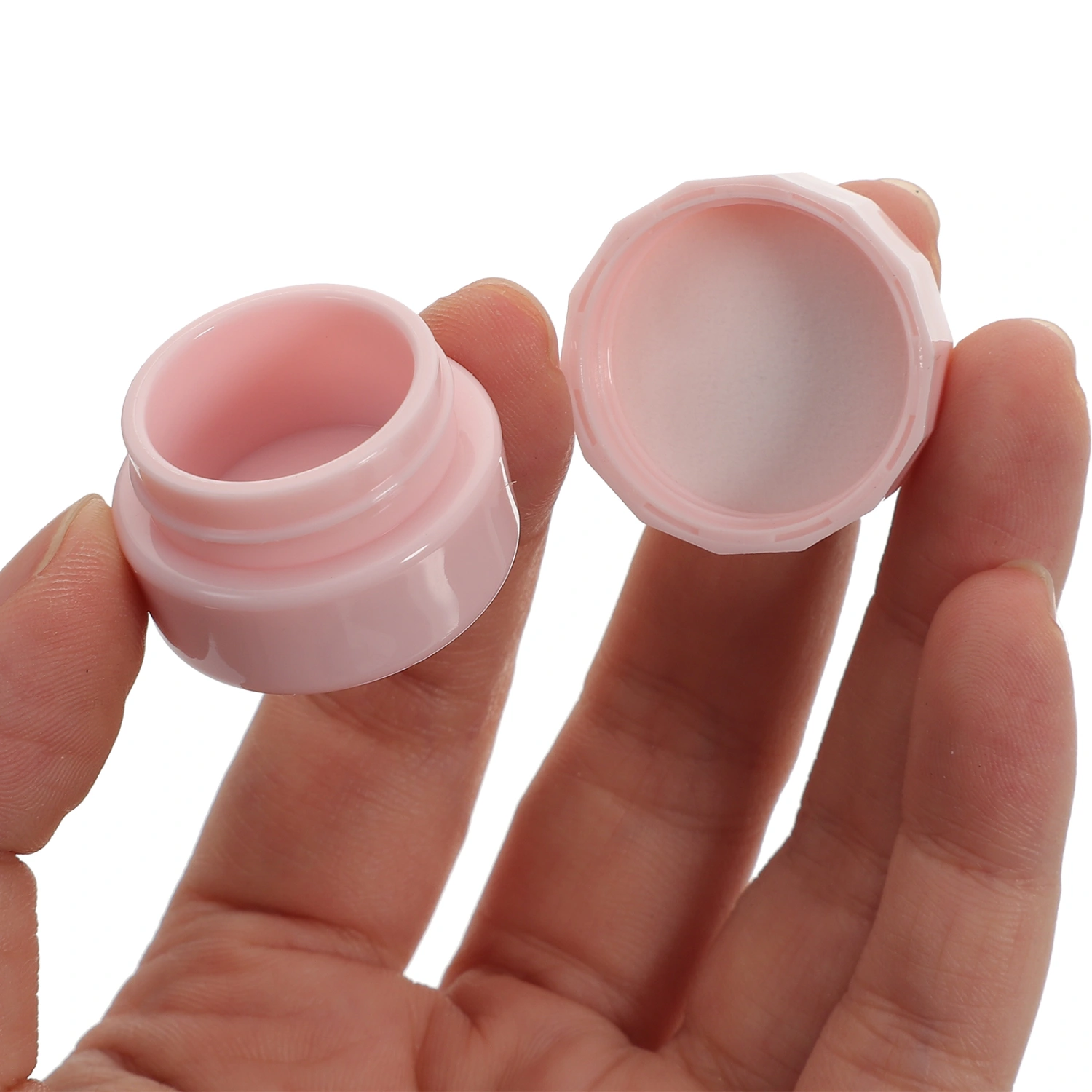 10Pcs Small Refillable Jars Small Cosmetic Jar Plastic Makeup Container Empty Cream Box with Lids