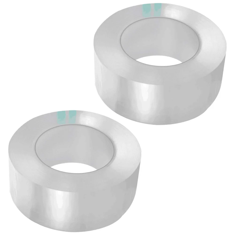 2 Rolls Clear Caulk Tapes Self Adhesive Tapes Sealing Strip Tapes for Windows And Doors