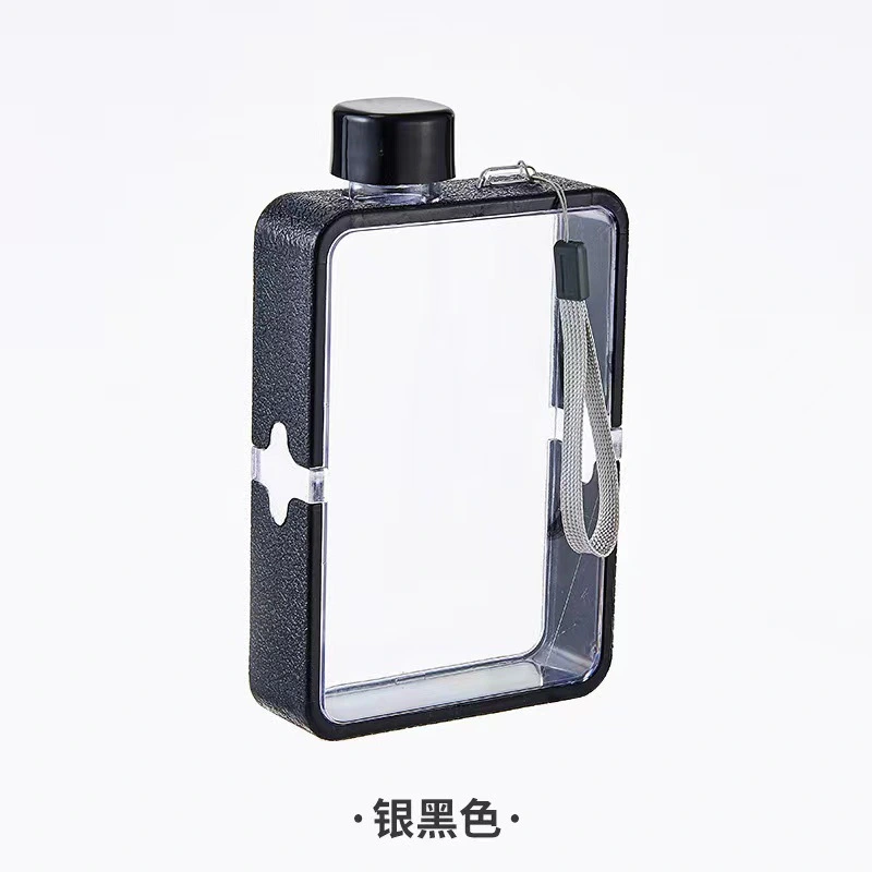 Flat Water Kettle Reusable Water Bottle Portable Water Drinking Cup Flat Water Bottle