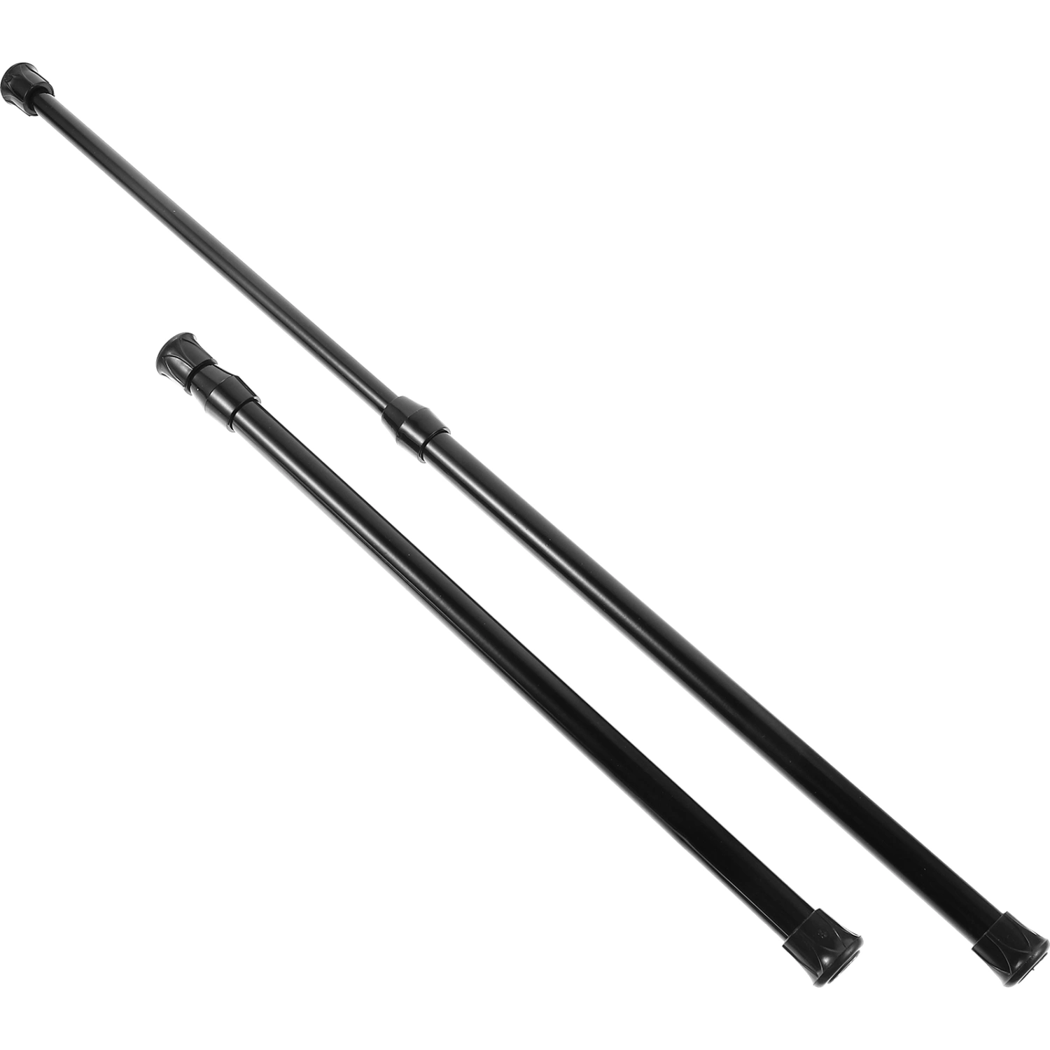 2pcs Expandable Curtain Rods Window Curtain Rods Window Punch Free Curtain Rod Metal Clothes Rods