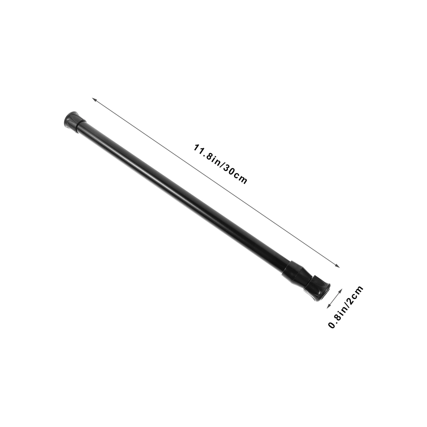 2pcs Expandable Curtain Rods Window Curtain Rods Window Punch Free Curtain Rod Metal Clothes Rods