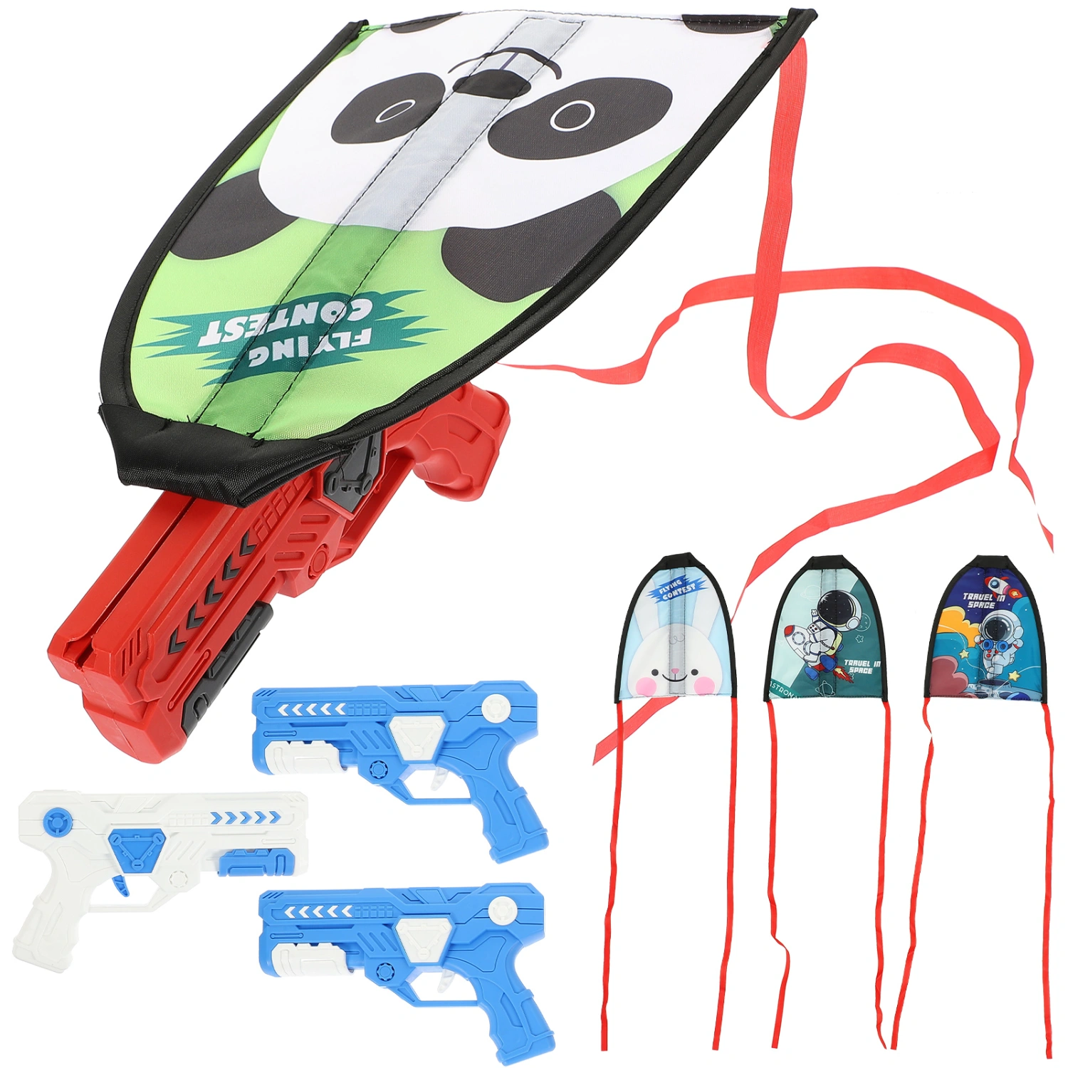 4pcs Catapult Kite Outdoor Beach Toy Flying Kite Toys Kids Birthday Gift for Kids