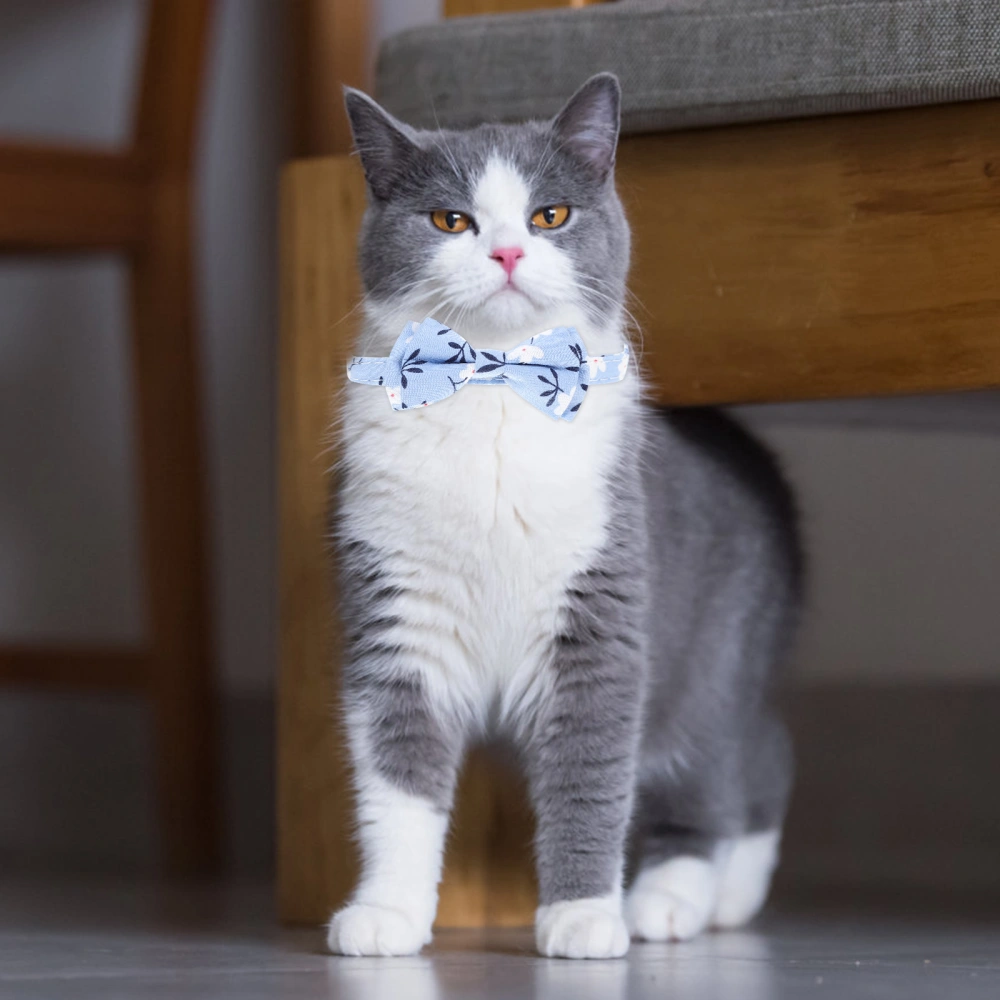 Cat Collar with Bowtie Cat Bowtie Collar Pet Collar Adorable Cat Collar Pet  Collar