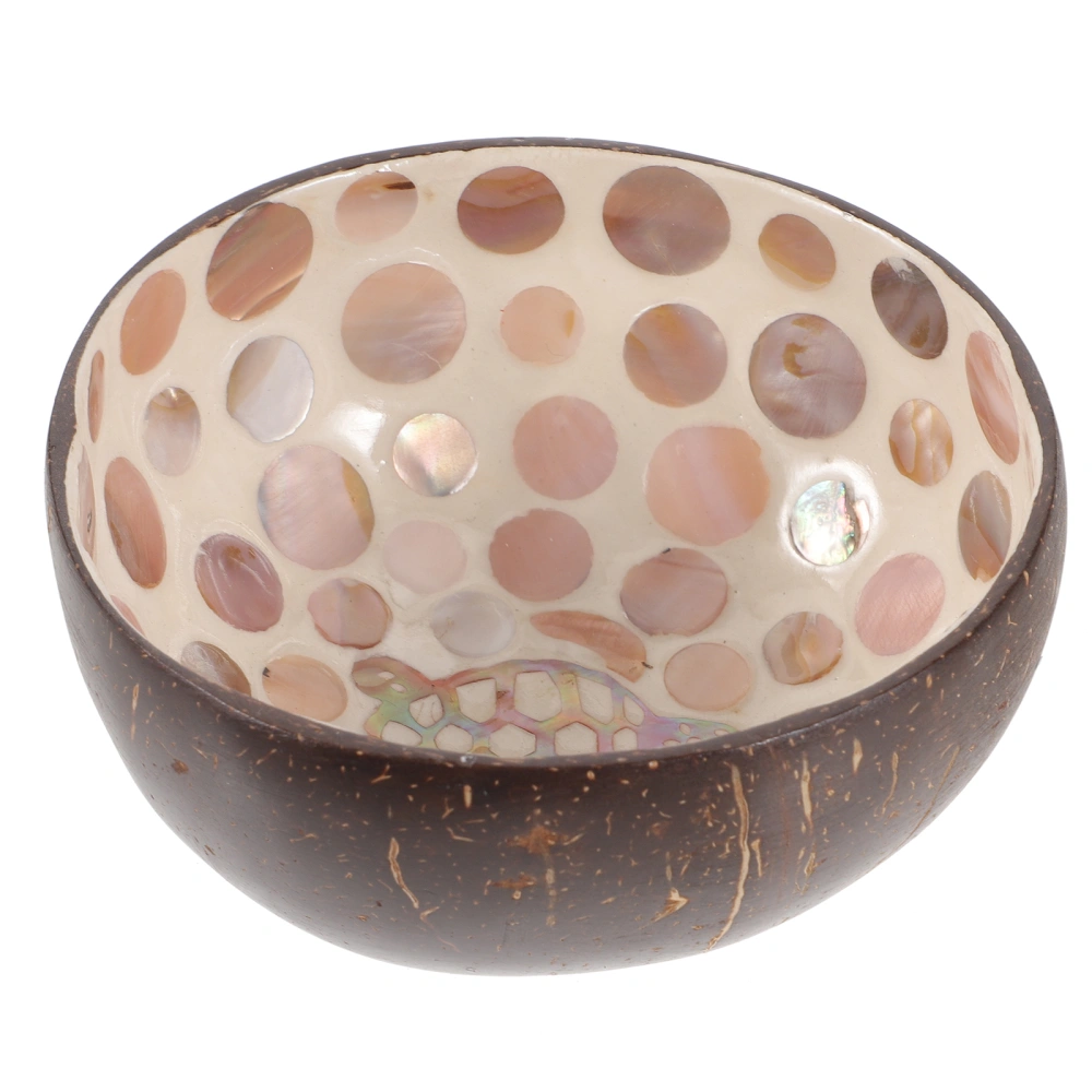 Multi-function Coconuts Shell Bowl Desktop Storage Bowl Natural Style Coconuts Shell Container