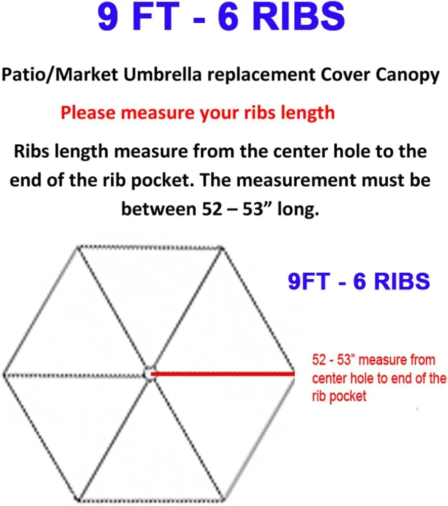 Reusable Umbrella Accessory Umbrella Canopy Replacement Outdoor Umbrella Replacement Canopy