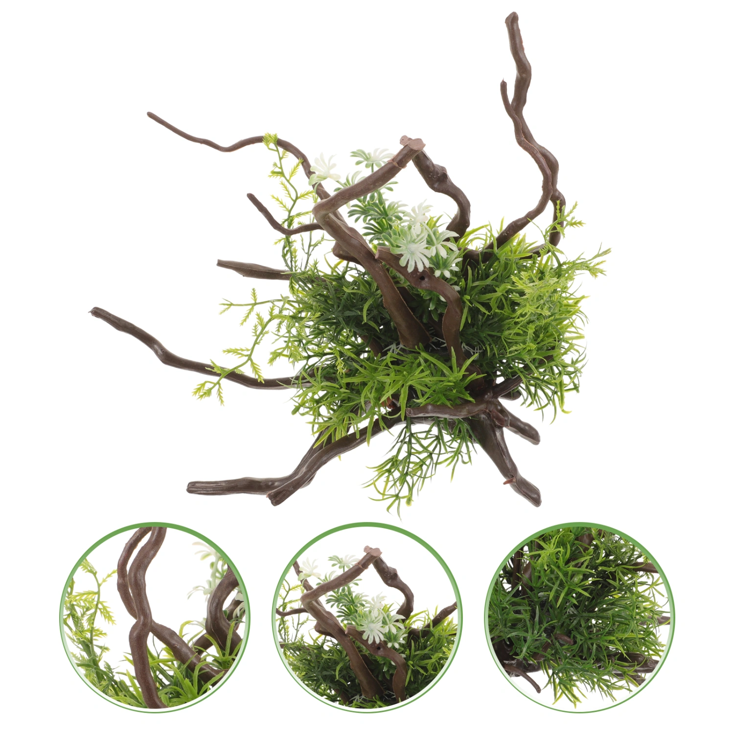 Aquarium Plant Fish Tank Decoration Artificial Plant Tree Twig Aquarium Landscape Ornament