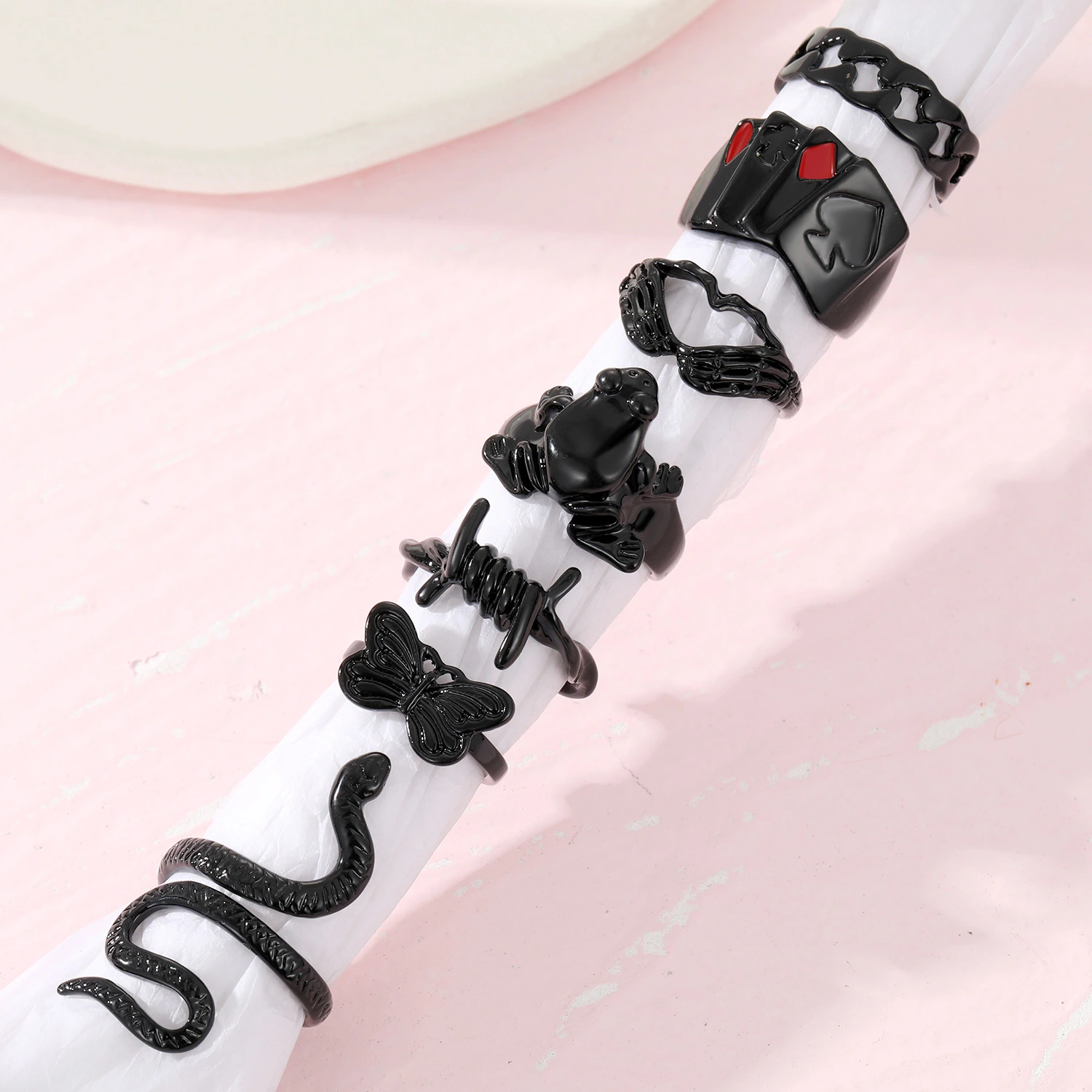 7Pcs Alloy Ring Unique Jewelry Ring Retro Ring Jewelry Women Ring Decorative Finger Ring Jewelry