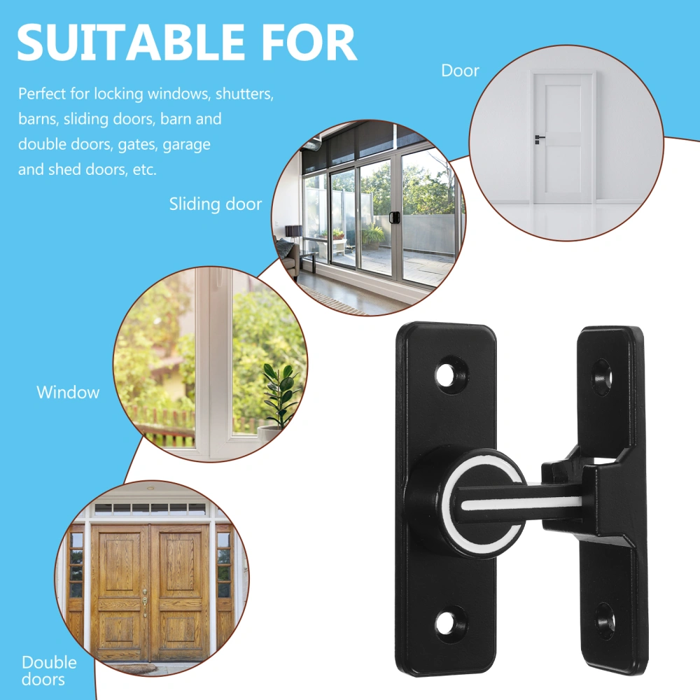 Barn Door Latch Door Gate Lock Hasp 90 Degree Latch Luminous Door Latch And Catch